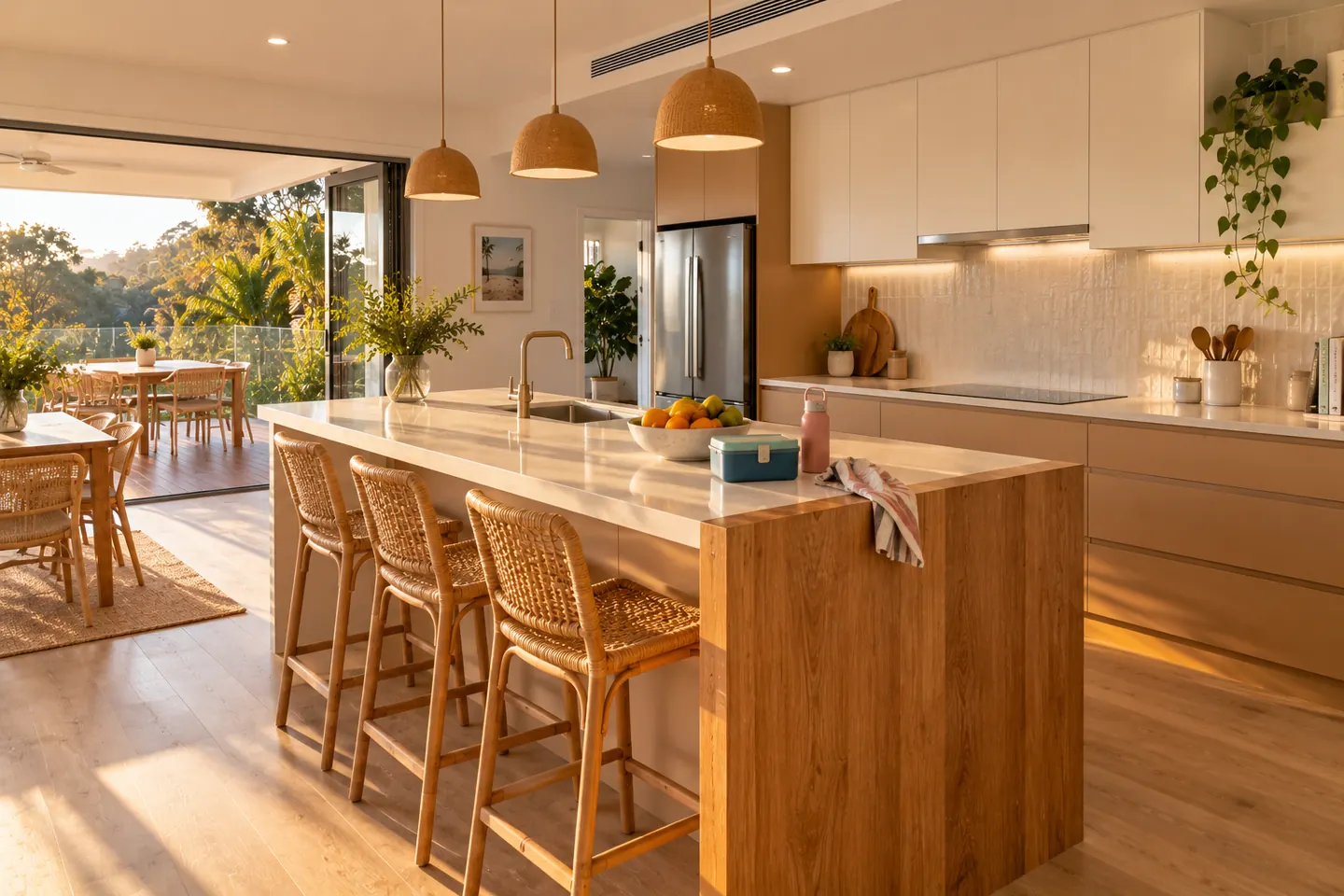 Family kitchen renovation on the Central Coast